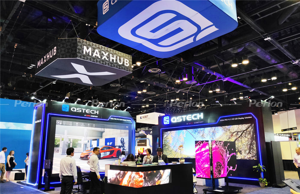 MAXHUB&青松-美國展臺設(shè)計搭建