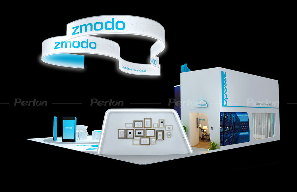 智美達美國展臺設(shè)計搭建