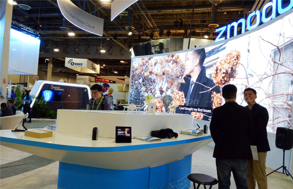 智美達美國展臺設(shè)計搭建